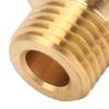 Pressure Temperature Gauge Sender Adapter, 1/8in NPT to M14x1.5 Male Universal, Metal, Polished, Temperature or Pressure Gauge Sender Adaptor, Auto