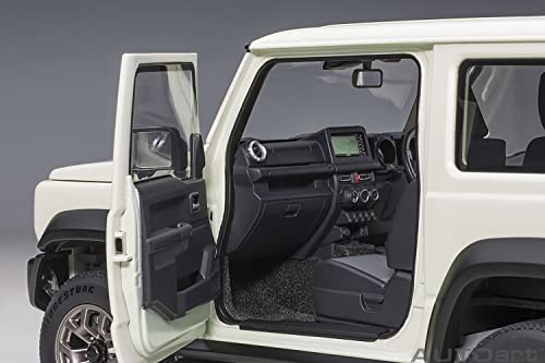 AUTOart 1/18 Schaal Suzuki Jimny Sierra (JB74) Model 78511 met Witte Parelmoer Afwerking