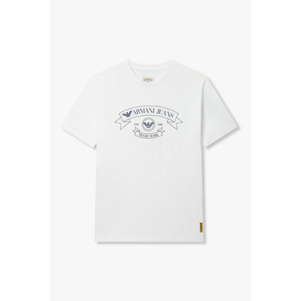Emporio Armani Mens Logo DeTail Crewneck T shirT A516126083 S