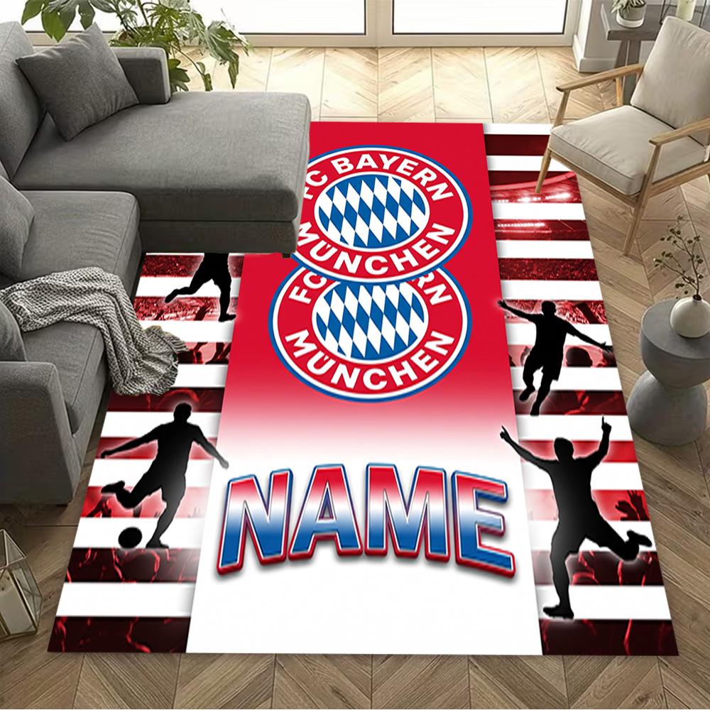 Fc Bayern Munich Glory Carpet Perfect for Entryway Hallway Game Room Foyer Anti-slip Rug Anime Office Decor Best for Christmas