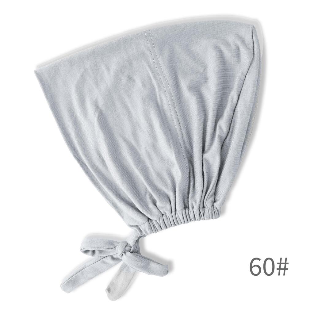 Premium Mercerized Cotton Adjustable Elastic Hair Cover Cap