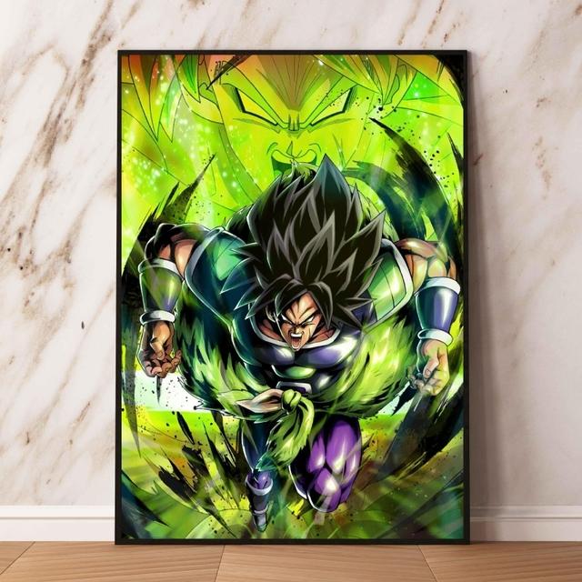 Sept impressions et impressions de figurines Dragon Ball, Art de haute qualité pour la décoration murale du salon