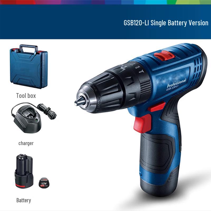 

Bosch GSB 120-LI Cordless Impact Drill CN plug (adapter included)