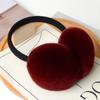 Natural 100% Rex Rabbit Fur Earmuffs Winter Accessories for Women Winter Ear Muffs Fluffy Earmuff Ear Cover for Winter