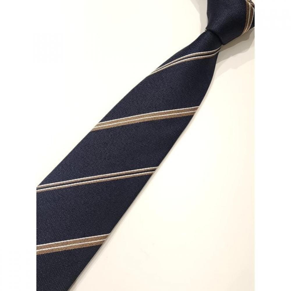 Daks Diagonal Regimental Tie Navy Color Dmf1acf1236n1
