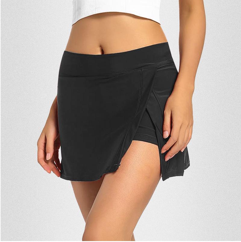 2025 Schnelltrocknender Anti-Expositions-Sport-Schwimmrock mit Seitenschlitz