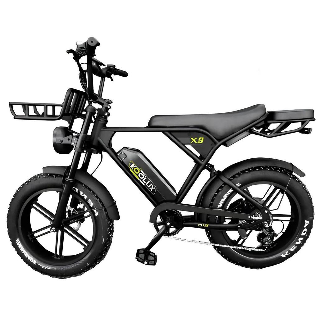 KOOLUX X9 Pro All-Terrain Electric Bike 48V15.6AH Dual Battery 750W Motor 20 Inch Fat Tires 180KM Max RangeElectric Bicycle