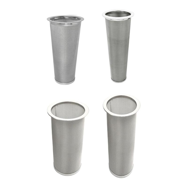 Edelstahl Hausbrauen Kaffeefilter Fruchtgetränk Brau-Infuser Feine Maschen Büro Kaffeesieb Zubehör