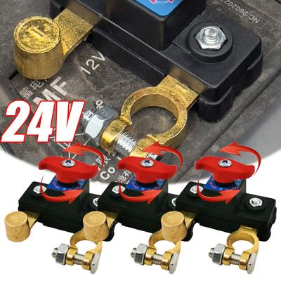 Batterie-Trennschalter 12V/24V Auto Manuell Automatisch Schutzschalter Universal Anti-Stromausfall Leckageschutz Autoteile