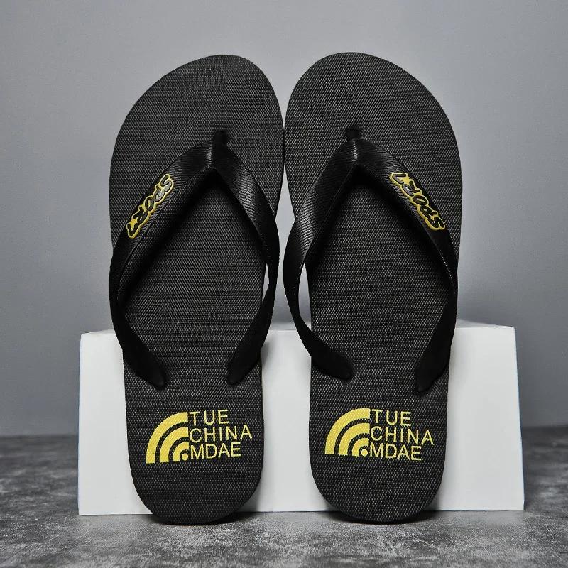 Genuine Mens Slipper for Men Living Room Slippers for Man Men's Summer Sandals Summer Shoes Sale Male Shoes Sneakers Flip-flops