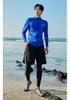 Unisex Jellyfish-Proof Diving Jacket: Sun-Protective, Quick-Dry, Chest-Padded, Long Sleeve Swimsuit for Couples.