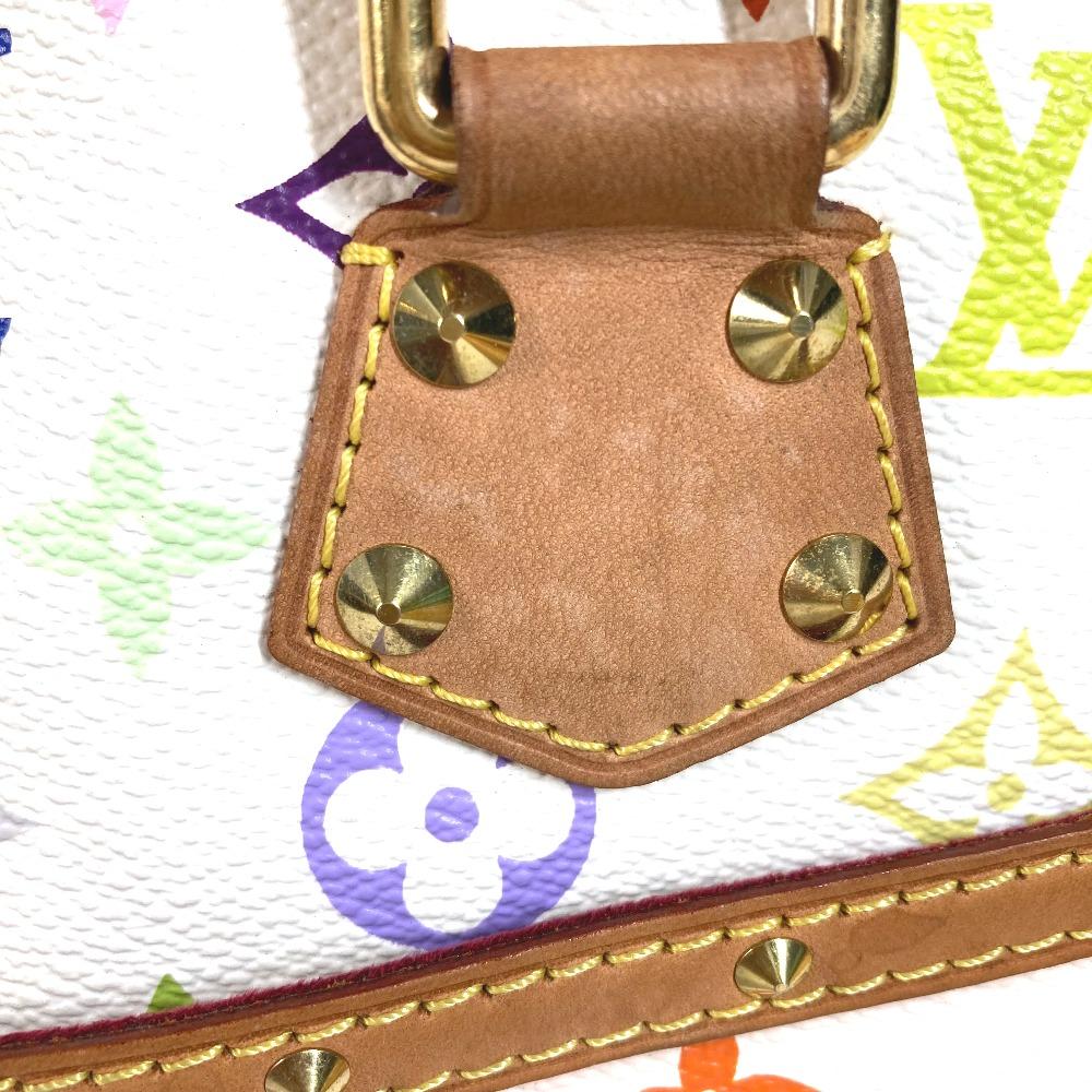 Louis Vuitton M92663 Monogram Multicolore Deauville Hand Bag Blanc