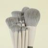 12Pcs Makeup Brushes High Quality Wooden Handle Beginner's Full Set Of Powder Brush Eyeshadow Brush Facial Beauty Tools