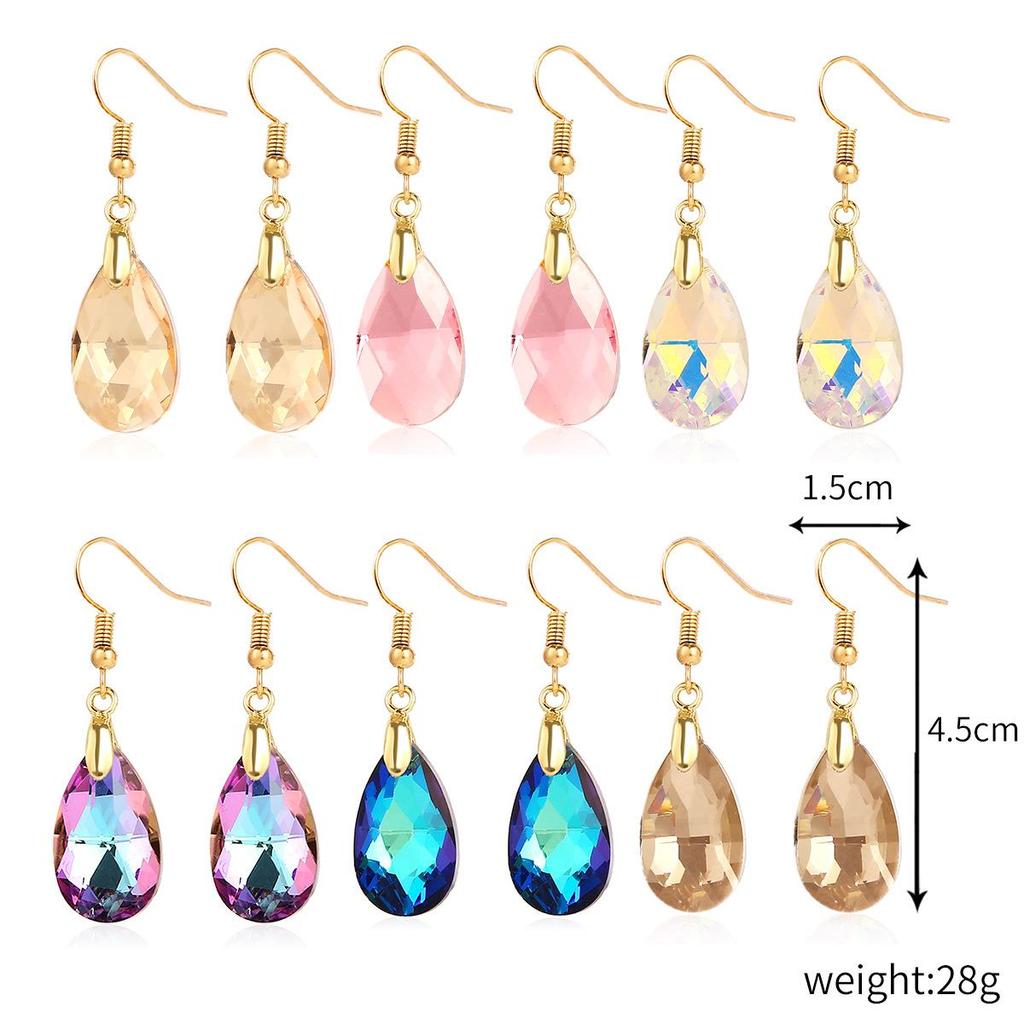 Exaggerated Grape Bunch Crystal Earrings INS Light Luxury Temperament Zirconia Inlaid High-grade Everyday Dainty Ear Jewelry