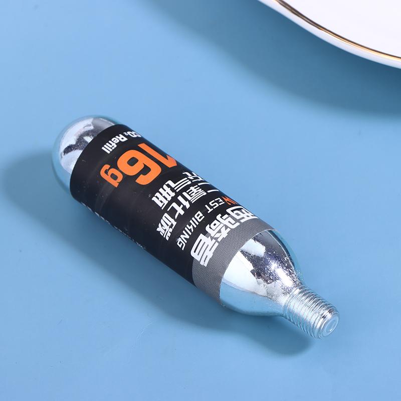 16G Co2 Cartridge With Threaded Connection Bike Tire Inflator Mini Pumps High-Pressure Cylinders For Road Mtb Bicycle