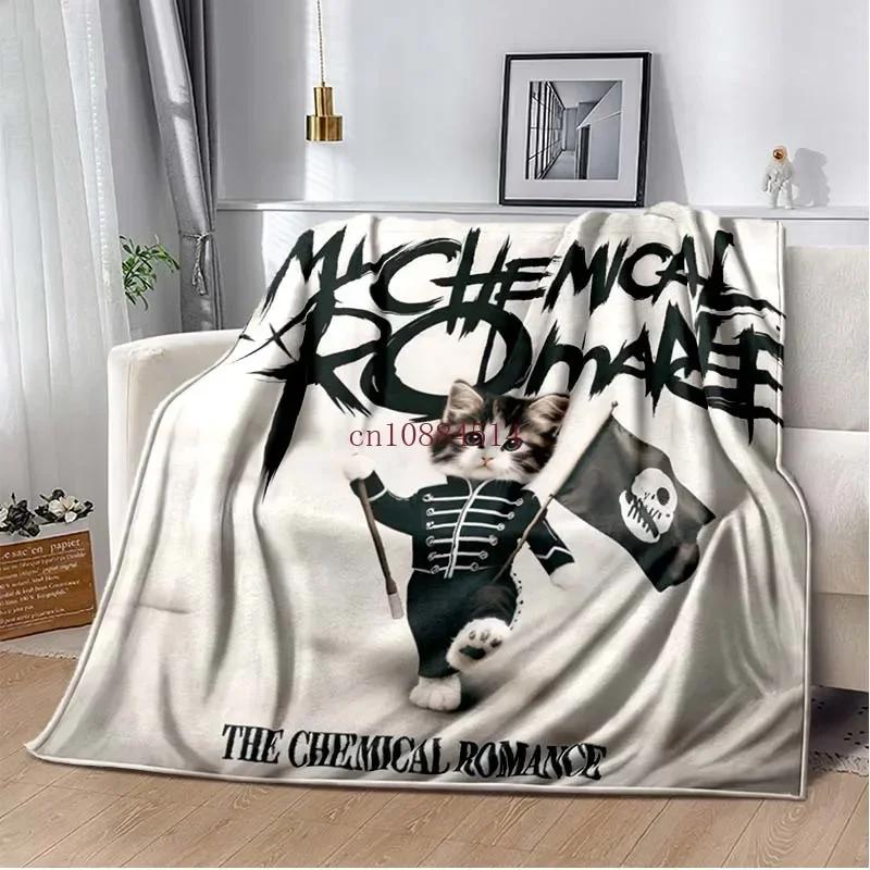 My C-Chemical R-Romance Band Printed Blankets,Kid's Baby Throw Blanket,for Bedroom Living Room Sofa Bed Car, Brithday Gift