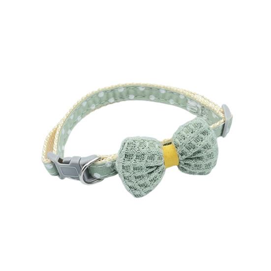 Pet Collar Eye-catching Adjustable Bow Tie Polyester Cute for Medium Dog Collar Small Dogs