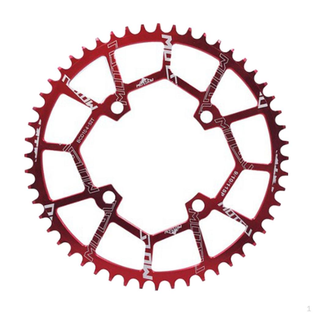 Chain 40T ~ 52BCD Road Bike Narrow Round Wheel Wide Sprocket Component Parts