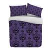 Halloween Haunted Mansion Purple Black Duvet Cover With Pillow Case Custom 3pcs Bedding Set Quilt Cover Double Bed Home Textile