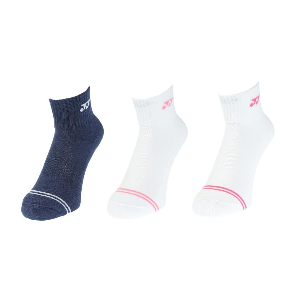 YONEX Womens Ankle Socks 3P Ladies