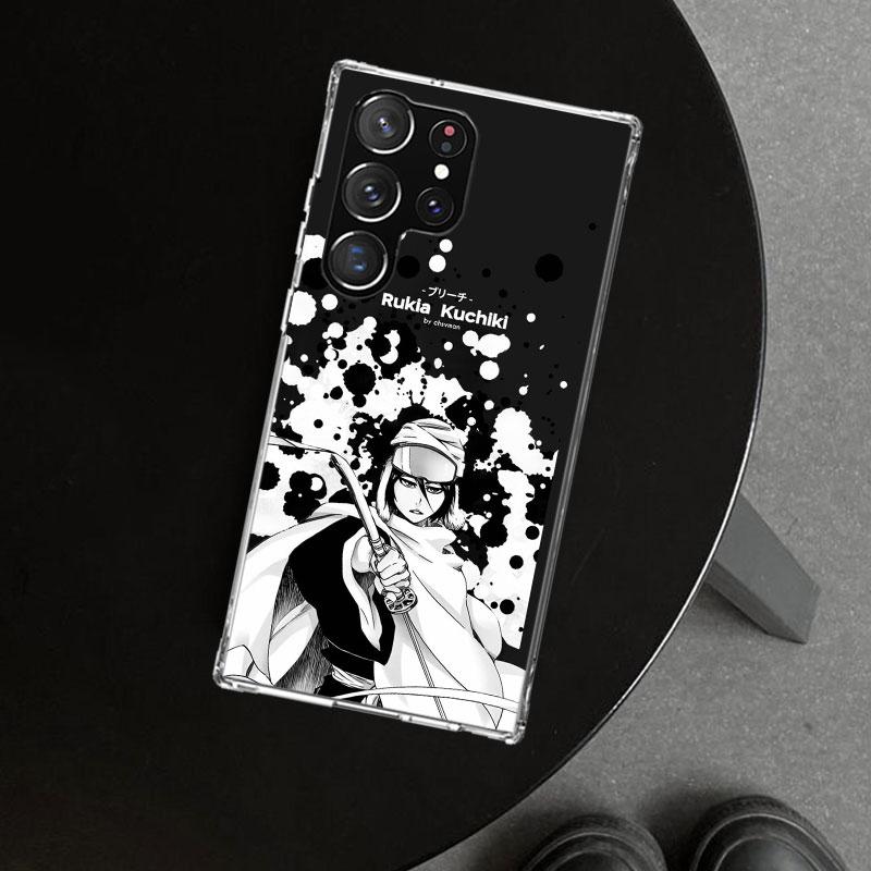 Bleach Kuchiki Rukia Phone Case Cover for Samsung Galaxy S26 S25 Edge S24 S23 Ultra S22 Plus S21 FE S20 + Art Customized Fundas