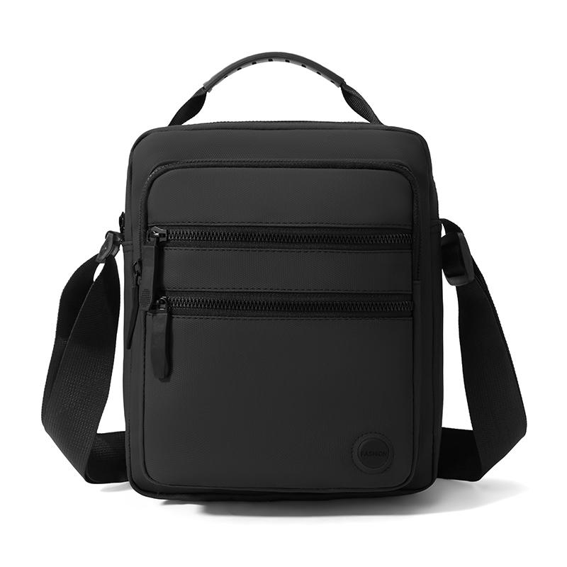 Men Oxford Crossbody Bag Multi Pocket Casual Shoulder Handbag for Travel Work