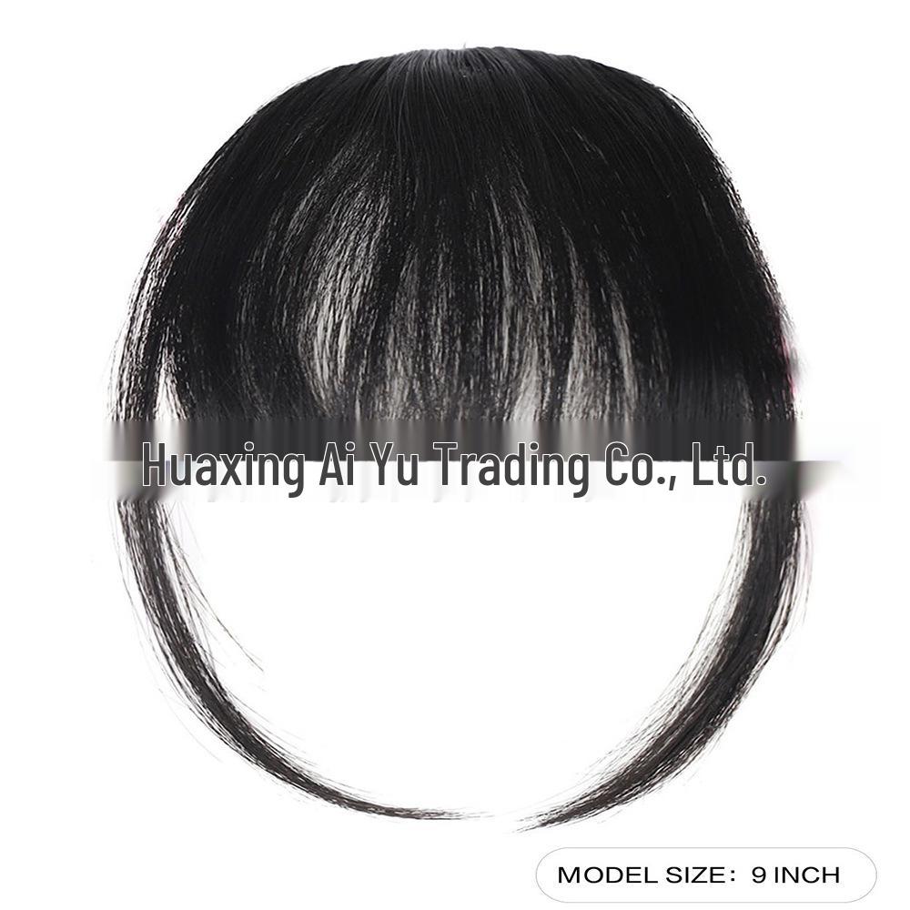 Bangs Cross-Border European & American Women's Natural Seamless Invisible Hair Extension Wig