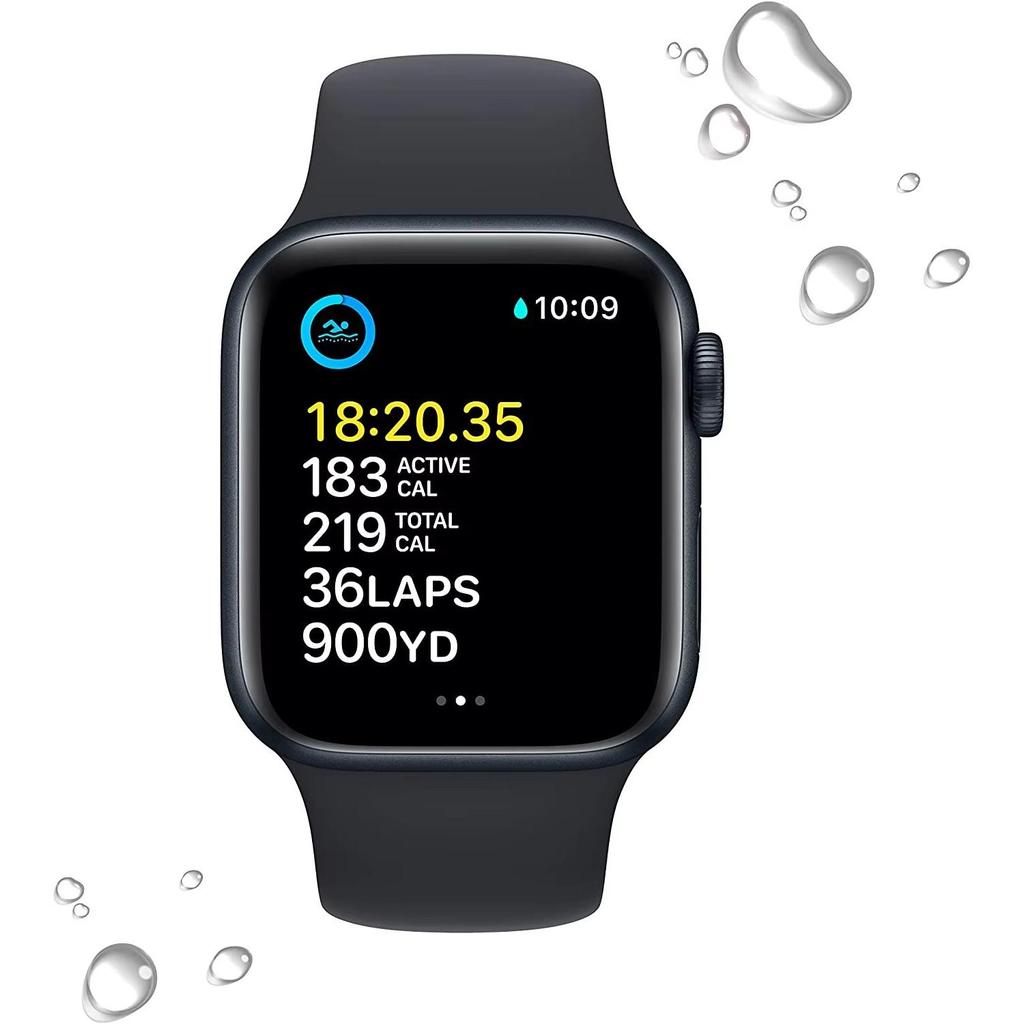 Apple Watch SE reconditionnée(2e génération) Boîtier en Aluminium 40mm / 44mm avec Bracelet Sport Montre Connectée iOS