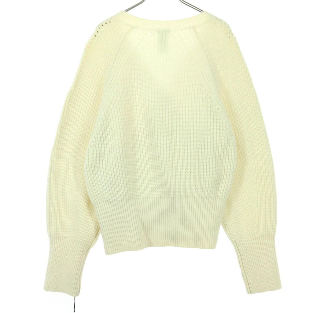 Beauty Products Sov. Long Sleeve Kashcourt Knit Cardigan 38 White Women Used