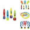 Exciting Underwater Dive Toys For Kids Featuring Colorful Rings And Torpedoes For Pool Play