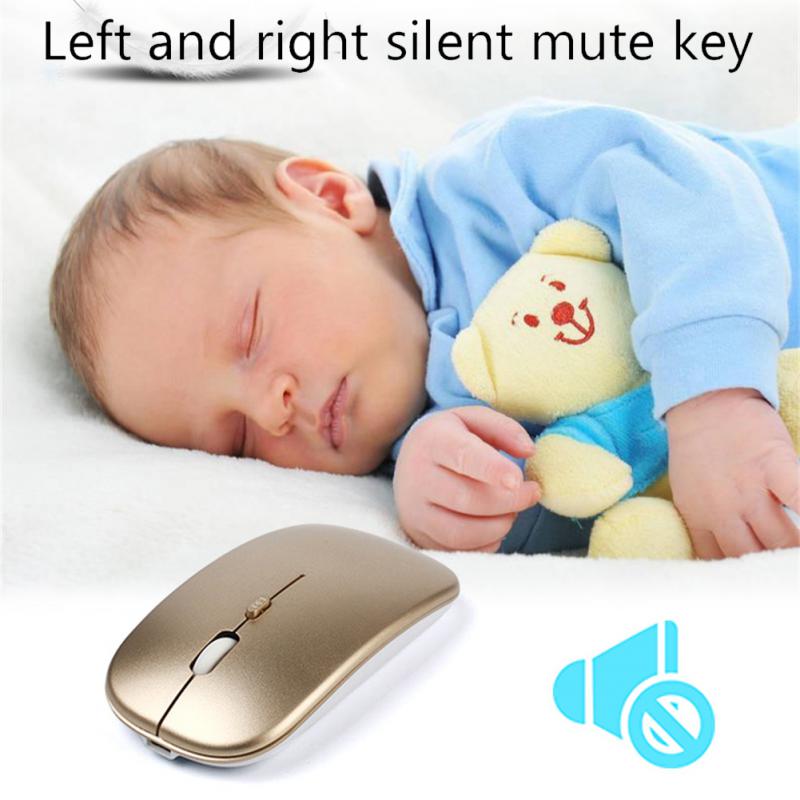 RYRA 2.4G Wireless Mouse USB Rechargeable Charging Mouse Ultra-Thin Silent Mute Office Notebook Mice