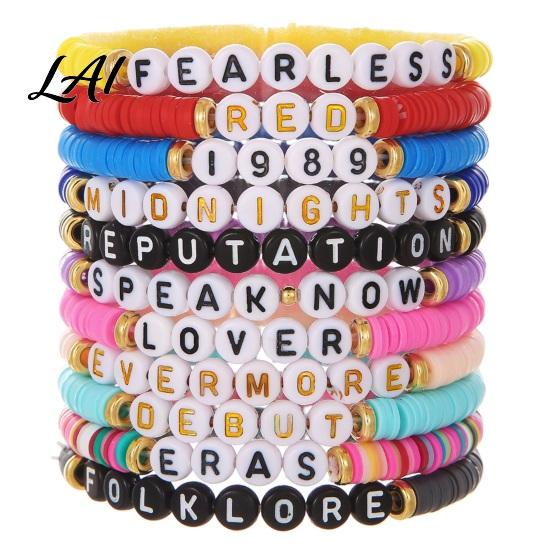 Music-inspired Jewelry Women Singer Inspired Bracelet Set Handmade Adjustable Accessory Stretch Stone