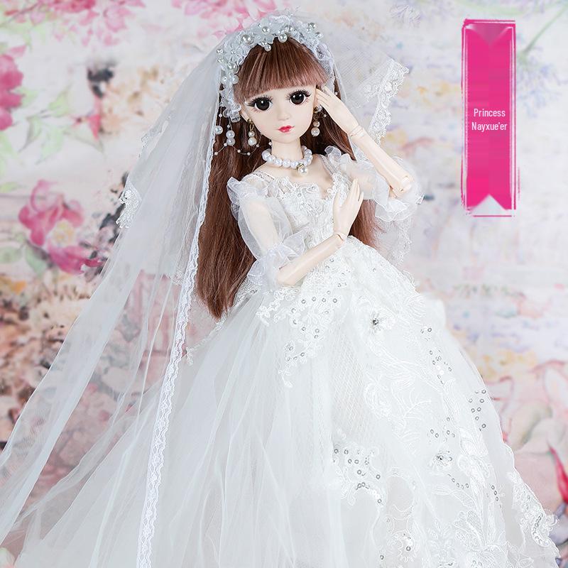 60cm Princess Dress-Up Doll Set for Girls - Perfect Birthday Gift