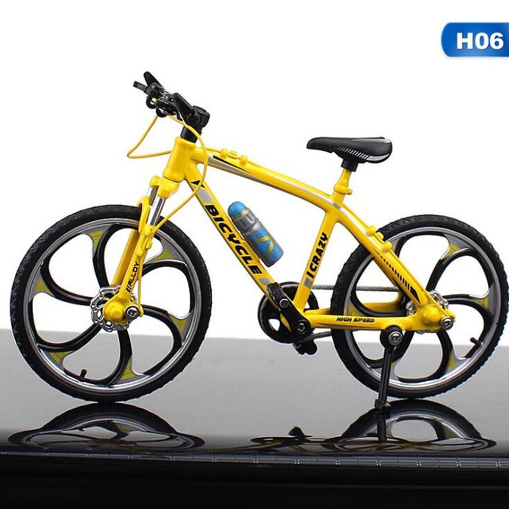 Collection Toys Diecast Metal Mini Bicycle Model Racing Bike Toy Mountain Bike Toy Road Bike Model