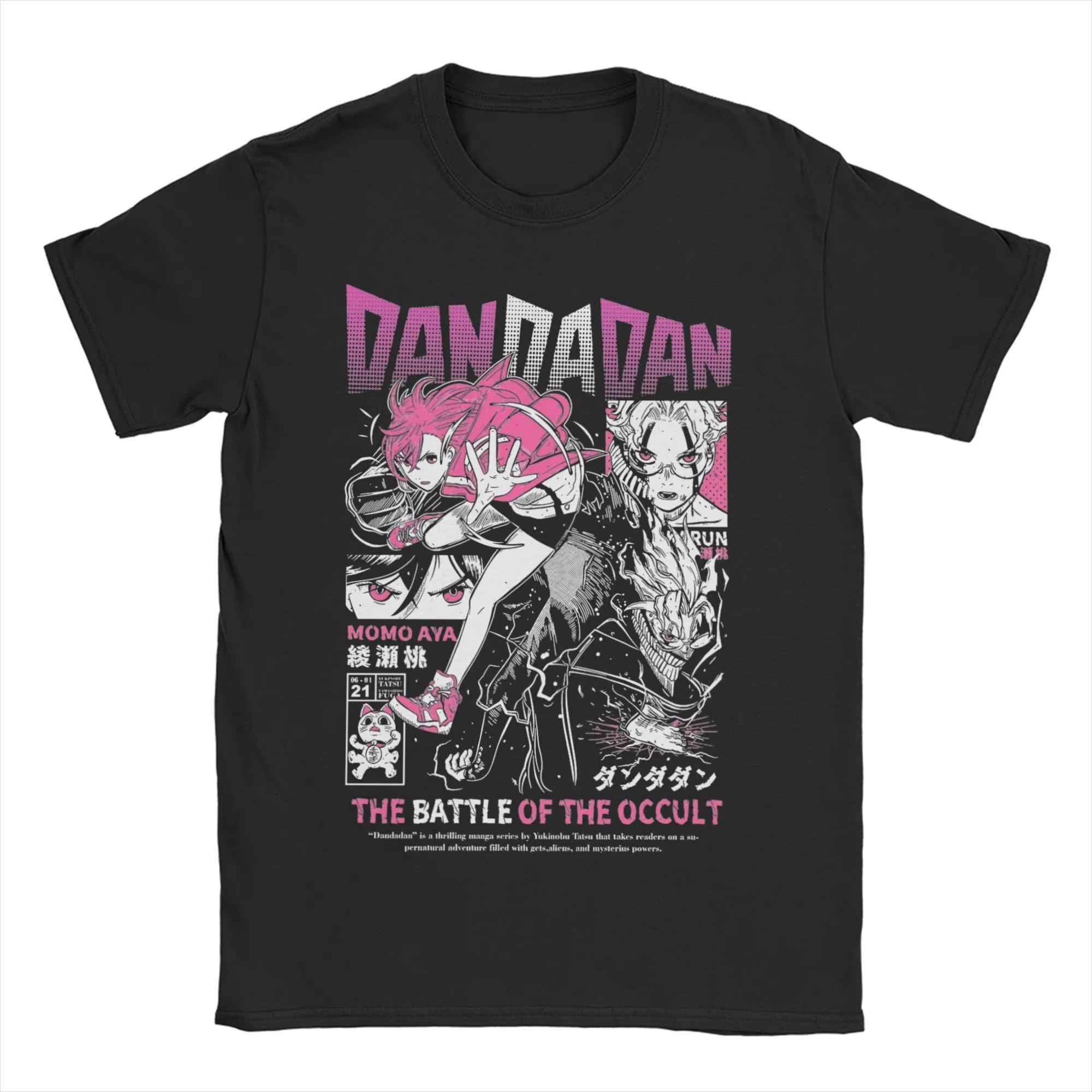 

Men Women T-Shirts Aira Okarun Jiji Dandadan Manga Humorous Cotton Tee Shirt Short Sleeve T Shirt Crew Neck Clothing Gift Tops S