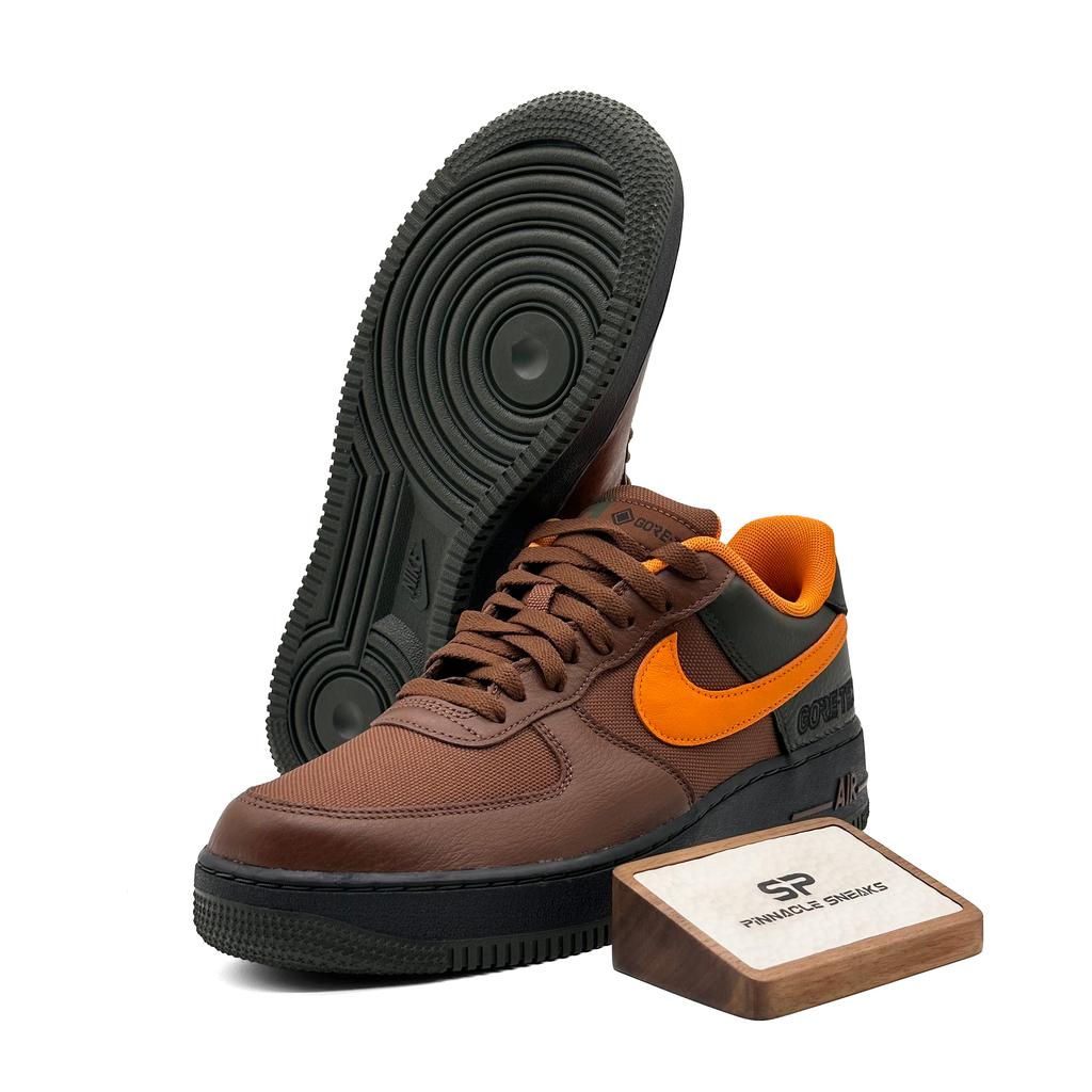 Nike Air Force 1 Breathable Low Top Skateboard Shoes Unisex Brown CK2630-201