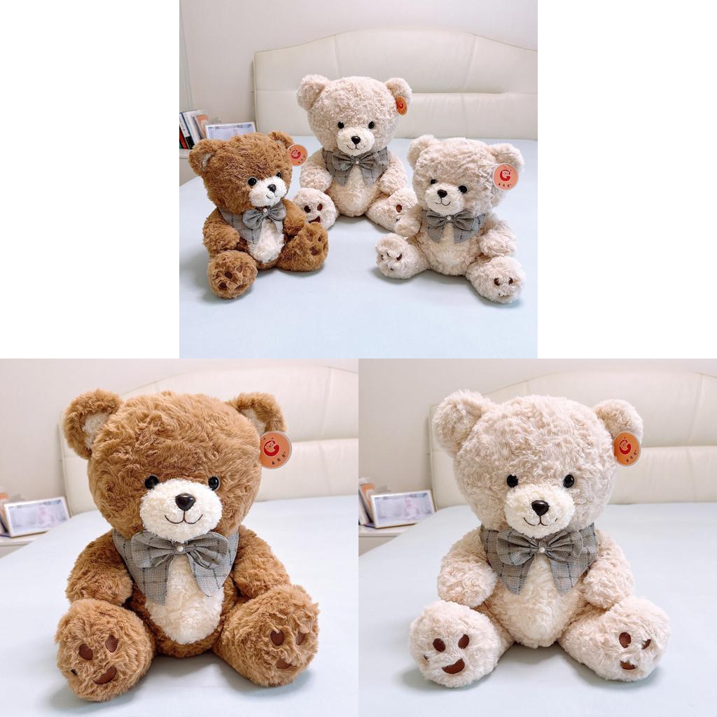 Teddy Bear Plush Toy With Pp Cotton Filling For Kids Bedroom Decor