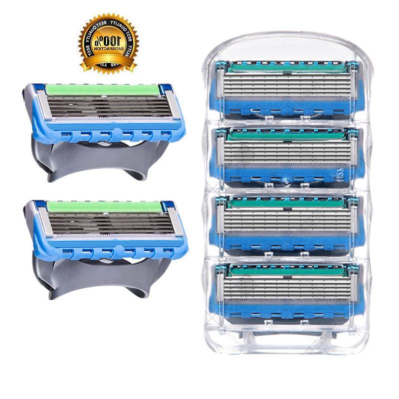 4ks profesionální žiletky Reemplazo 5 Cartuchos Kompatibilní s Gillettee Fusione