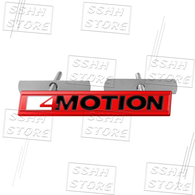 AABIN1 3D Metal 4Motion Car Front Grill Trunk Emblem Badge Sticker For Volkswagen VW Golf 5 MK4 MK6 MK7 Fiesta Focus 2 3 Decor