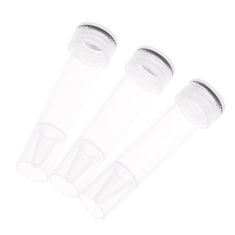 10Pcs 7Ml Centrifuge Tube Screw Cap Flat Bottom Plastic Centrifugal Tubes With Scale Centrifugal Tube Lab Vial Sample Container