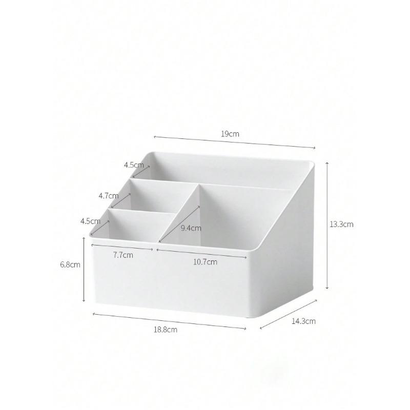 Living Room Desktop Storage Box Plastic Office Cosmetics Finishing Box Remote Multi-function Finishing Storage Box Bat