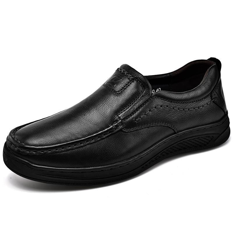 2026 New Premium Men's Formal Casual Shoes - Soft Leather Upper with Cushioned Insole & Non-Slip Tread for Business Occasions