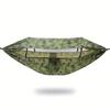 New Hammock Outdoor Double Anti Rollover Automatic Quick Opening Swing Mosquito Net Hammock Outdoor Camping Awning