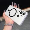 Frosted Semi Clear Magnetic Phone Case for infinix HOT 12 Play Soft TPU Shockproof Cover