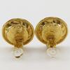 CHANEL COCO Mark Earring vintage Plated Gold/Fake pearl 15.0g Women Used