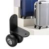 1 Pair Practical Suitcases Wheels Replacement Spare Castor for Luggages Accessories Replace Wheel Easy Install