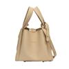 Lychee Pattern Letter Bucket Bag New High-end Bag Women's Simple Shoulder Portable Vegetable Basket Bag