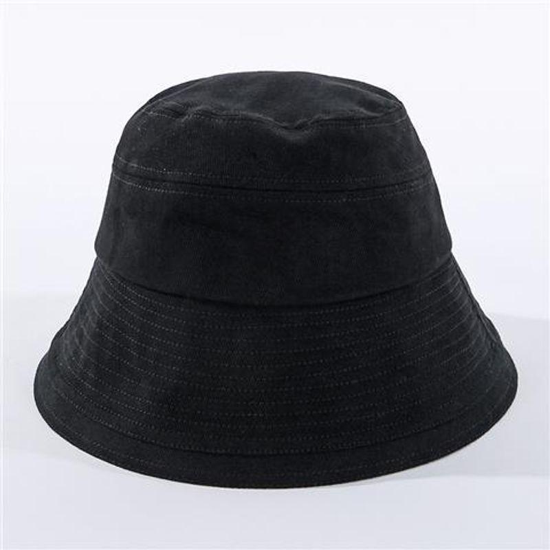 

Spring Autumn Summer Detachable Wig Hat Fashion Bucket Hat Female Fisherman Hat Big Wave Short Curly Hair Cap Single Hat-Black(Can paste wig])