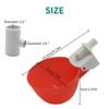 5/10Pcs Chicken Water Cup With PVC Tee Fitting Automatic Drinker For Poultry Thread Filling Waterer Poultry Drinking Bowl