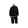 Fear of God Essentials Sudadera de Forro Polar Cuello Redondo II Negra Hombre Tops 192HO246260F